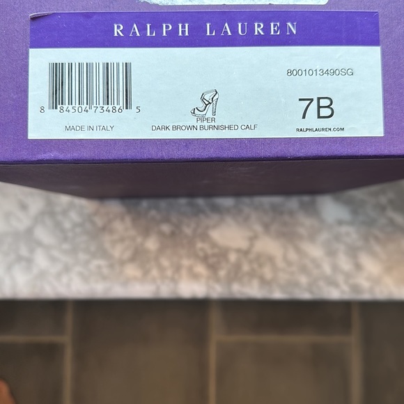 Ralph Lauren Collection - Piper Platform Heel - Size 7 in Brown - Picture 10 of 10